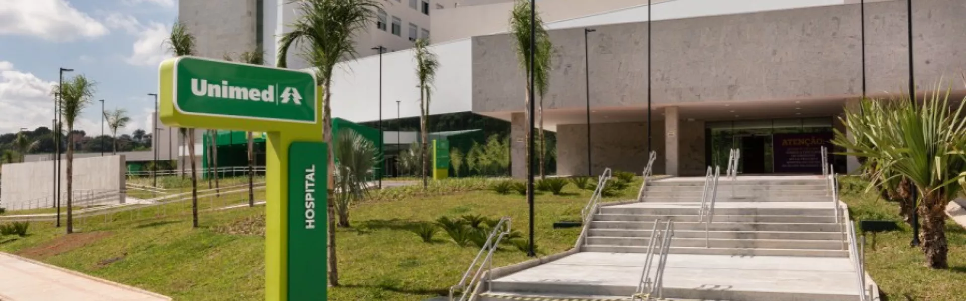 Imagem da parte da frente de uma unidade unimed