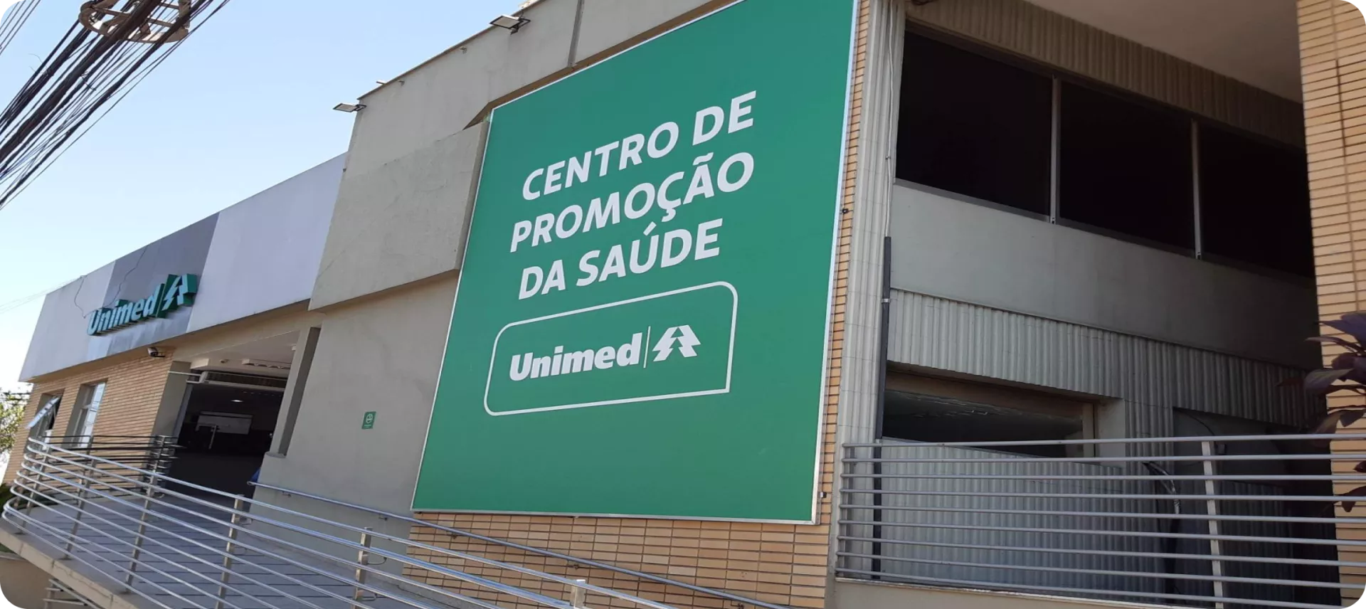Imagem da parte da frente de uma unidade unimed