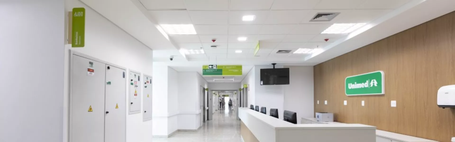 Unidade da unimed na parte de dentro