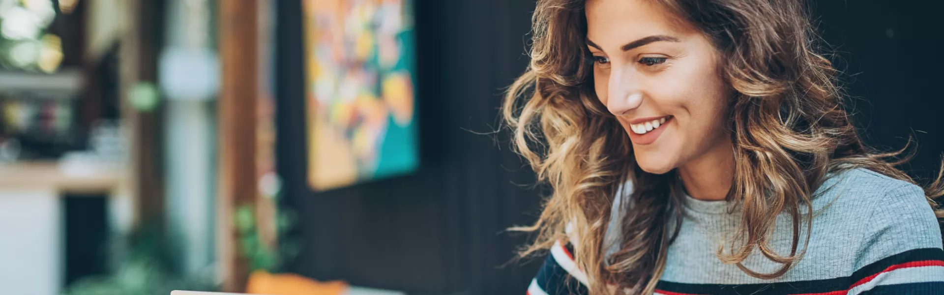Mulher sorrindo