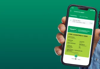 A partir de agora, sua carteirinha é digital e está no seu celular.