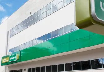 Imagem da parte da frente de uma unidade da unimed