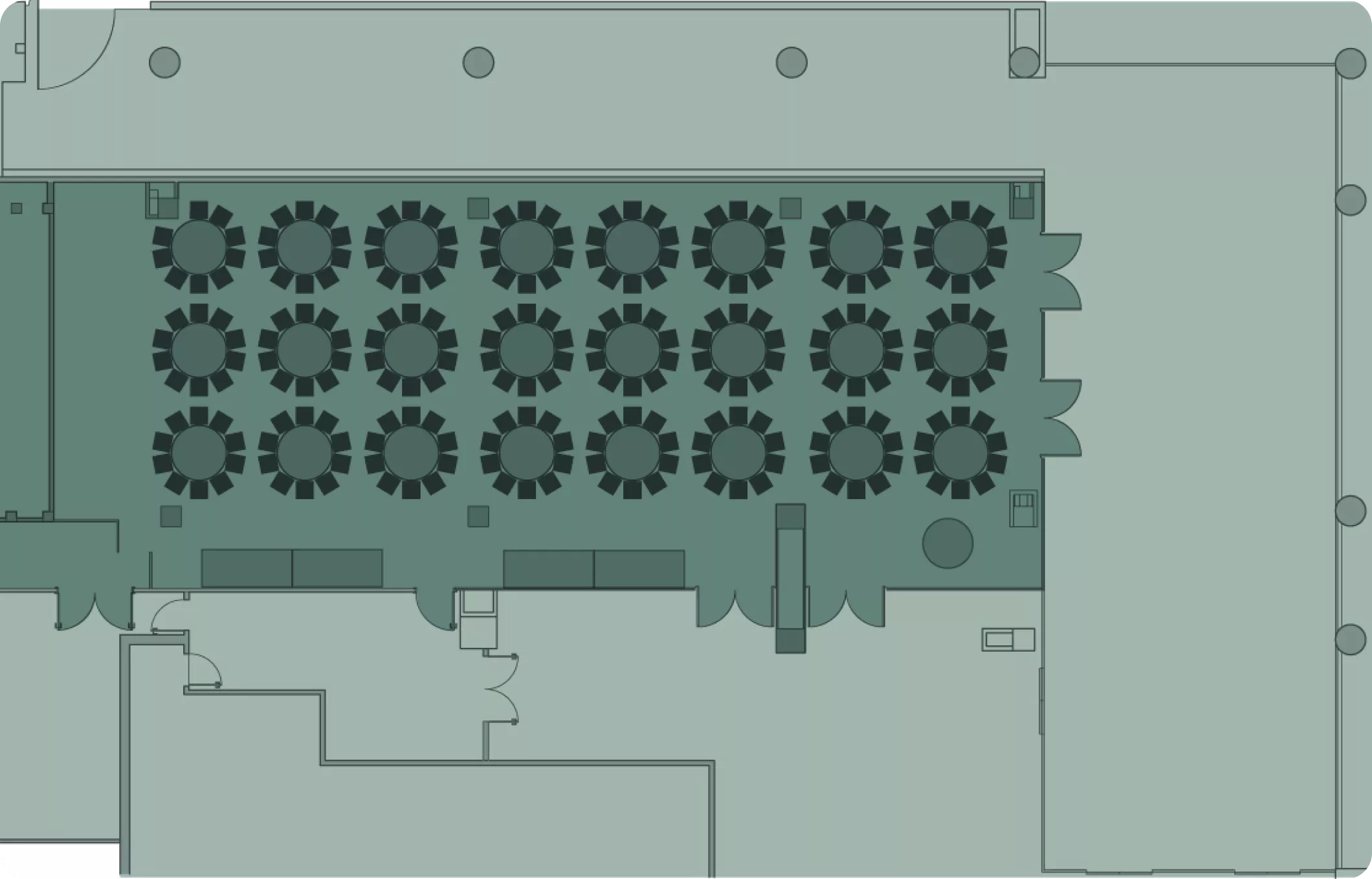 Planta baixa do Foyer