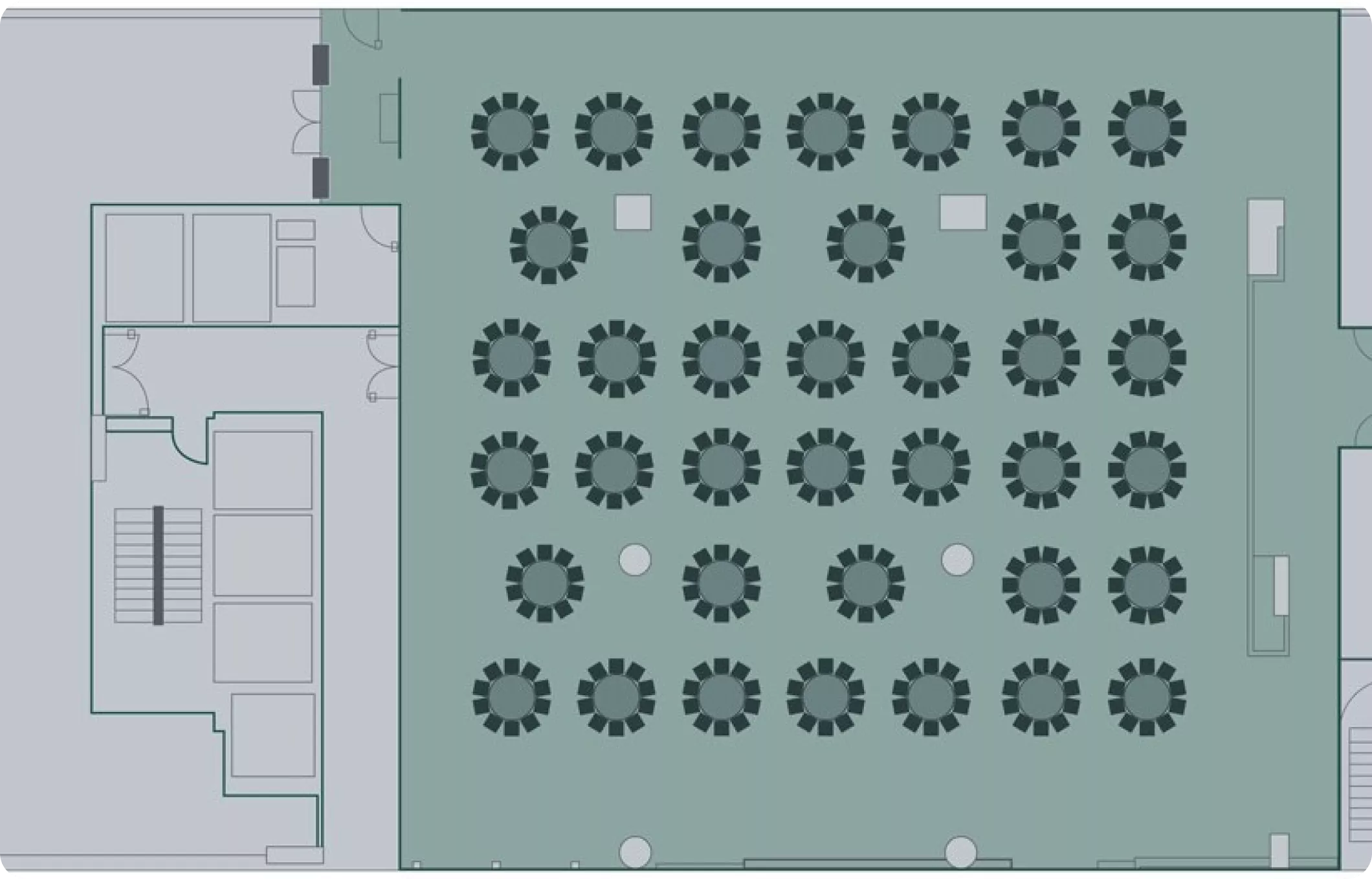 Planta baixa Salão de eventos