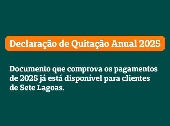 declaração quitação anual sete lagoas