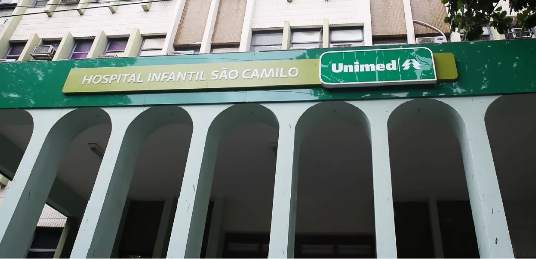 Fachada do Hospital Infantil São Camilo - Av. Silviano Brandão
