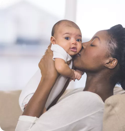 Mae com seu bebe
