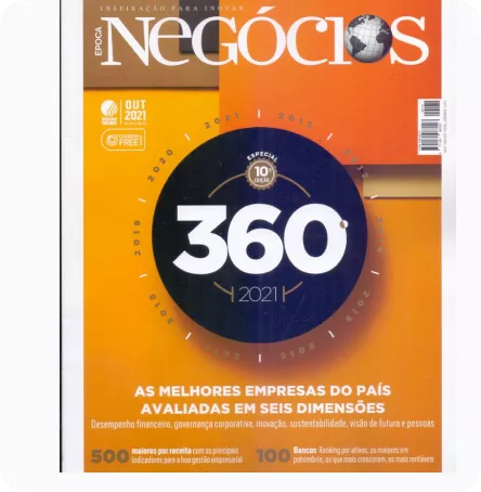 Capa Revista Época Negócios - As Melhores Empresas do País