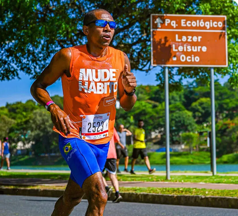 Atleta correndo