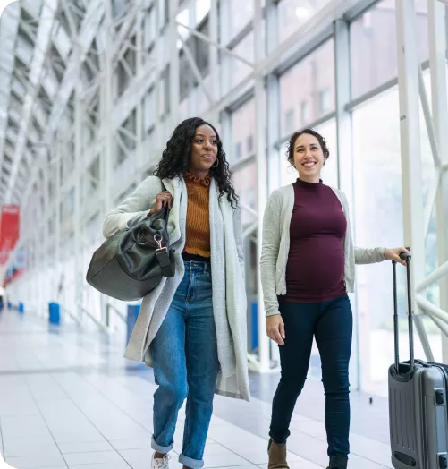 Mulheres indo viajar Mulheres indo viajar